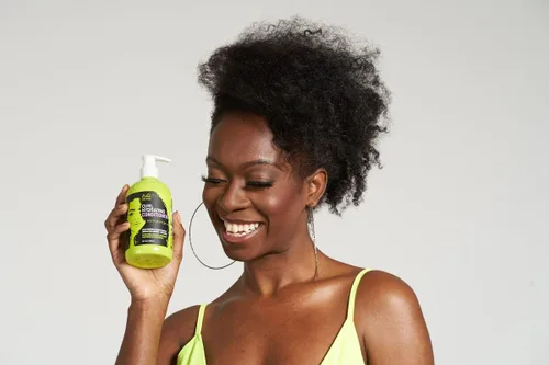 Miniatura 6 de Esha Girl Natural - Acondicionador hidratante para rizos, hidrata rizos 3C y 4C con aceites de coco y romero, biotina, aroma a frutas tropicales
