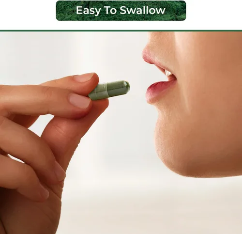 Miniatura 5 de NUTRINPRO Cápsulas de espirulina orgánica USDA - Suplemento vegano 100% puro, sin OMG, sin gluten, sin químicos, (120)
