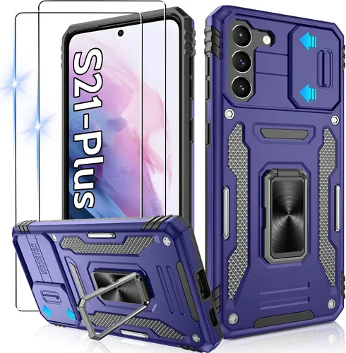 Miniatura 9 de Gritup para Samsung Galaxy S22 Funda con protectores de pantalla HD de 2 paquetes y cubierta deslizante para la cámara, protección contra caídas
