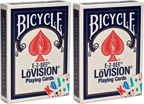 Miniatura 2 de Bicycle E-Z See/Lo- Vision Baraja de cartas
