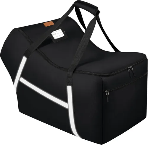 Miniatura 9 de Bolsa de viaje para asiento de carro infantil para avión, compatible con todos los asientos de carro Nuna Pipa y base, Chicco KeyFit 30 y base, Verde