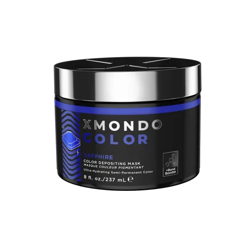 Miniatura 20 de XMONDO Color Super Purple Depositing Mask y tinte morado semipermanente, infundido con tecnología Bond Booster y ácido hialurónico para nutrición