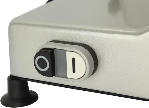 Miniatura 5 de BESWOOD Rebanadora eléctrica premium de 10 pulgadas para queso o fiambre con hoja de acero al carbono cromado para uso comercial y del hogar, usa