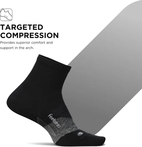 Miniatura 3 de Feetures Elite Ultra Light Cushion Quarter - Calcetín deportivo con compresión específica