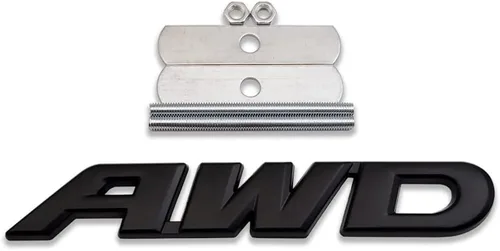 Emblema de metal 3D de la parrilla delantera del coche con logotipo de AWD de tracción en las cuatro ruedas, 4 x 4, repuesto deportivo todoterreno
