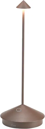 Miniatura 14 de Zafferano, Pina Pro - Lámpara de mesa inalámbrica recargable con controles táctiles, adecuada para interiores y exteriores, atenuador, 2200-3000 K