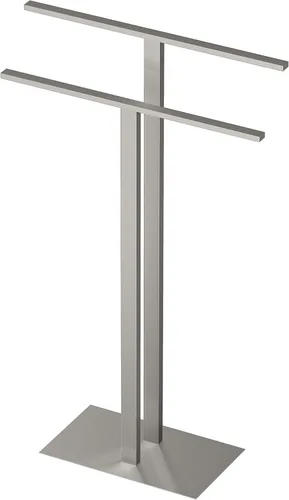 Miniatura 5 de Gatco 1552C - Toallero doble de pie moderno de 32.50 pulgadas, cromado