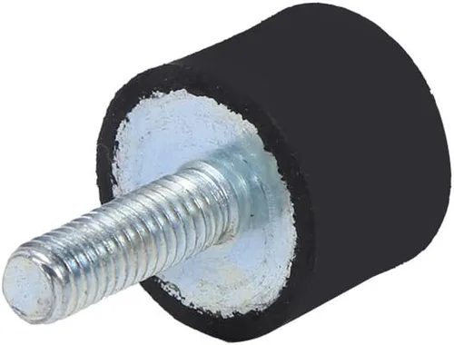 Miniatura 8 de 4 soportes de goma M8 M6, aisladores de vibración, bobinas de bloque silencioso antivibración, bobinas de coche y barco con tornillos