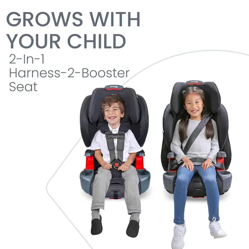Miniatura 2 de Britax - Silla de auto Grow with You ClickTight tipo arnés a alzador, Cool N Dry - Tela Cool Flow que absorbe la humedad