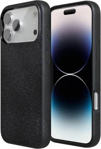 Miniatura 2 de Casely Funda para iPhone 17 Pro Max Ónix de medianoche Negro brillante Compatible con MagSafe Diseño protector audaz Ónix de medianoche