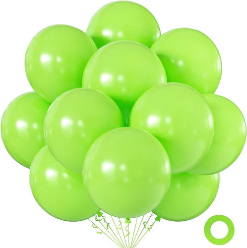 Miniatura 46 de KALOR Globos color morado ceniza de 18 pulgadas, 10 globos de látex mate, globos redondos grandes para bodas, baby shower, fiestas de cumpleaños