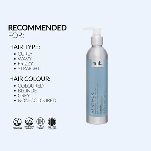 Miniatura 5 de MUK. Haircare Head Champú para el control de la caspa - 10.1 fl oz