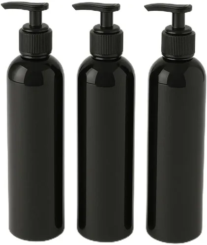 Miniatura 26 de Royal Massage Botella con bomba tipo bala de 8 onzas, aceite de masaje, loción, jabón, dispensador de champú, PET sin BPA con bomba de bloqueo Verde