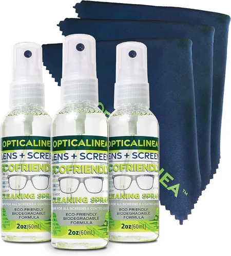 Miniatura 7 de ECOFRIENDLY Spray de limpieza de lentes y pantallas, limpiador de lentes sin alcohol para lentes, gafas de sol, gafas, pantallas, lentes ópticas