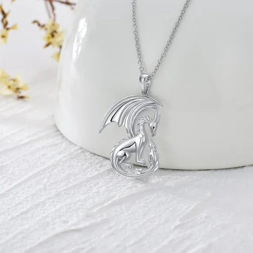 Miniatura 3 de MEIDERBO Regalos para el día de la madre, plata de ley 925, collar con colgante de animales para madre e hija, joyería para madre, hija, niño
