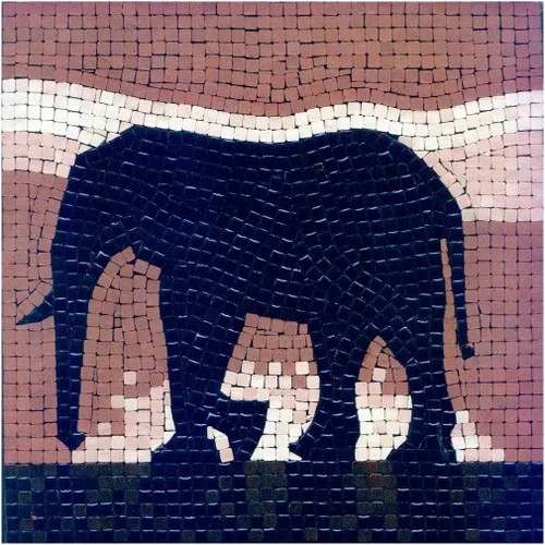 Miniatura 39 de Mosaicos hechos a mano fáciles con nuestro kit de manualidades de mosaico para adultos, delfín cuadrado de 7 pulgadas (20cm)
