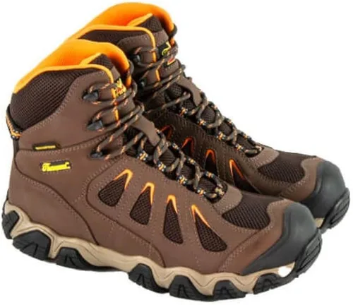 Miniatura 5 de Thorogood Crosstrex - Botas de senderismo impermeables de 6 pulgadas con punta de seguridad para hombre, cuero transpirable de primera calidad