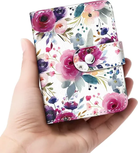 Miniatura 15 de Álbum de Fotos Pequeño Floral Vintage para Películas de 2x3 Pulgadas, 56 Bolsillos Mini Álbum Lindo Libro para Polaroid Fujifilm Instax Mini Cámara