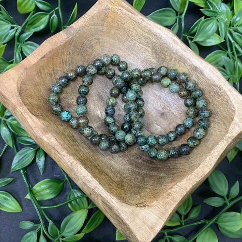 Miniatura 135 de Gem Avenue Handmade Round Bead Stretch Bracelet Unisex Natural Stone Beaded Jewelry for Men & Women, Elastic Wristband for Daily Wear