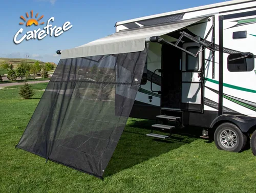 Miniatura 8 de Carefree Of Colorado Toldo Desplegable para Autocaravana EZ ZipBlocker - Pantalla de Sombra de Malla Negra para Toldo de Autocaravana, Bloqueador