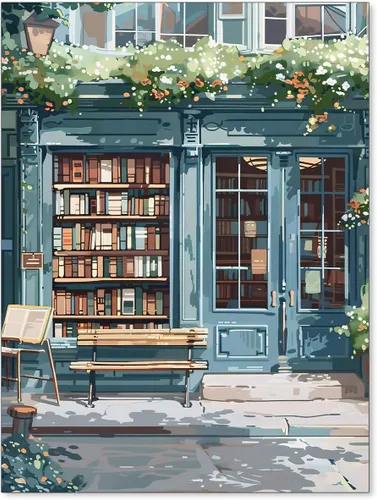 Miniatura 7 de Haitunone Arte de Pared de Lectura Femenina Victoriana Academia Oscura Libros Melancólicos Póster Pintura al Óleo Antigua Impresiones en Lienzo