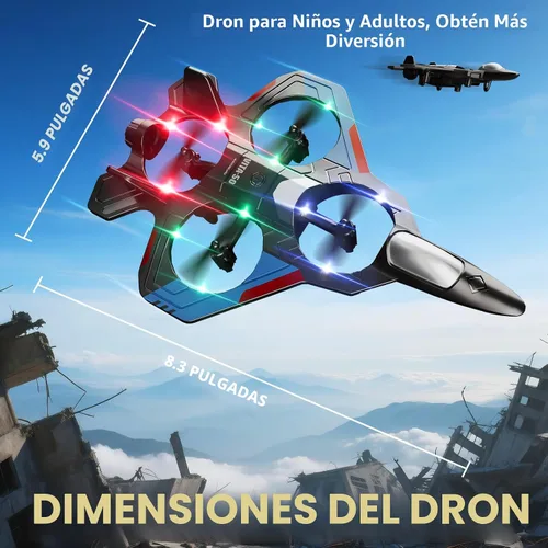 Miniatura 7 de Aviones RC para Niños y Adultos, Juguetes de Avión Jet Helicóptero Drone a Control Remoto de Espuma para Niños y Adultos 8-12 12-16, Juguetes