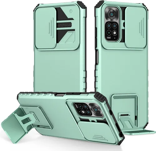 Miniatura 105 de Funda compatible con Xiaomi Redmi Note 12 Pro 4G Dimensional Soporte Ventana Deslizante Teléfono Móvil Funda Protectora a Prueba de Golpes Funda
