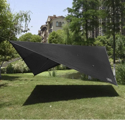 Miniatura 3 de Gold Armour - Toldo para lluvia para hamaca de lona, calidad premium, 14.7 pies, 12 pies, 10 pies, 8 pies, cubierta de toldo para lluvia, toldo