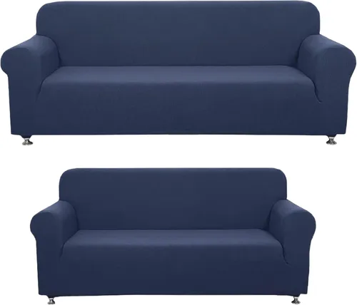 Miniatura 15 de Sapphire Home - Juego de 2 fundas para sofá, sofá de 2 plazas, ajuste elástico, sin arrugas, funda protectora para muebles para 3/2 cojines