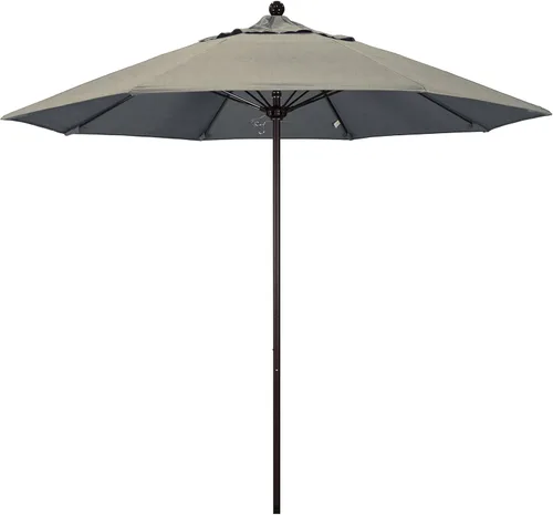 Miniatura 35 de California Umbrella Paraguas comercial para patio de la serie Venture, Negro