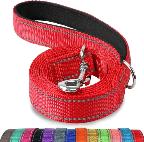 Miniatura 16 de Joytale - Correa resistente para perros grandes que tiran, doble asa para control de tráfico, correas reflectantes de doble cara para perros grandes