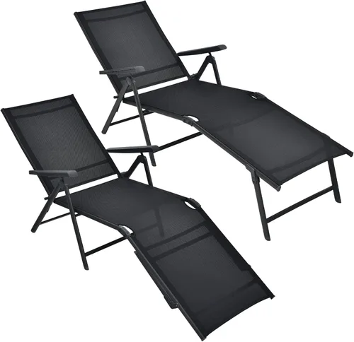 Miniatura 14 de Tangkula Sillón plegable para exteriores, tumbona reclinable con respaldo ajustable de 5 posiciones y reposapiés de 2 posiciones, no requiere Marrón