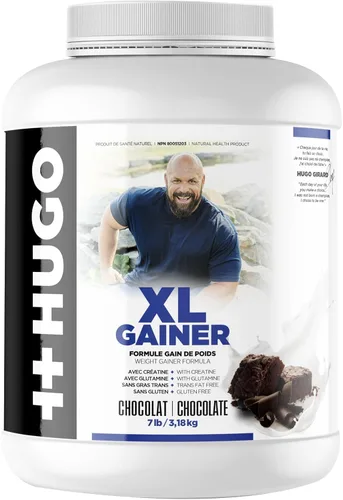 ++Hugo XL Gainer Nutrition Girard Powder | Fórmula para ganar peso | con creatina | con glutamina | sin grasas trans | sin gluten | 7 libras/7.0 lbs
