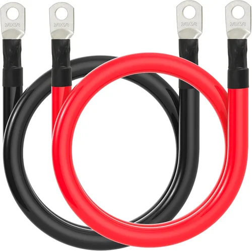 Miniatura 23 de Cable de batería 1/0 AWG 1/0AWG Calibre Cables de inversor de batería para automotriz, solar, marino, barco, RV, automóvil, motocicleta