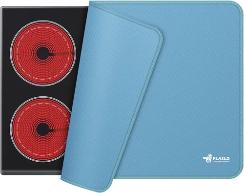 Miniatura 3 de FLASLD Cubiertas superiores de estufa resistentes al calor de 12 x 15 pulgadas para estufa eléctrica, cubierta de estufa eléctrica ignífuga e