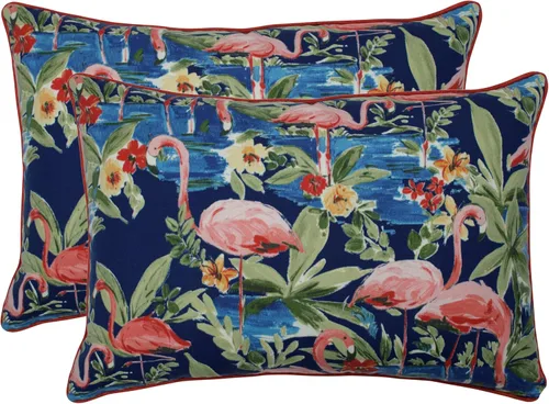 Miniatura 60 de Pillow Perfect Outdoor Cojín rectangular de piedra Setra para interiores (juego de 2) 18.5 X 11.5 X 5