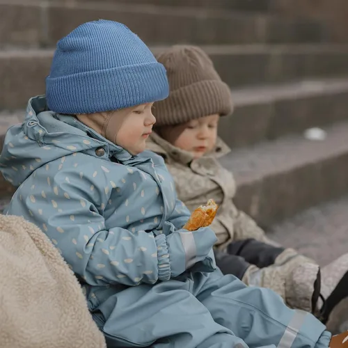 Miniatura 14 de UTTPLL Gorros de punto cálidos para bebé, gorro grueso y suave para niño y niña, gorro acanalado con puños para niños y niñas