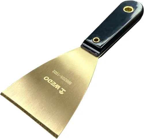 Miniatura 9 de WEDO Cuchillo de masilla de latón de 1-1/4 pulgadas, raspador de pintura, cuchillo de espiga, raspador de papel tapiz, herramienta de pintores