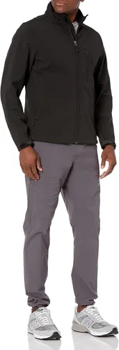 Miniatura 5 de Tienda Essentials Chaqueta Softshell resistente al agua para hombre grande y alto