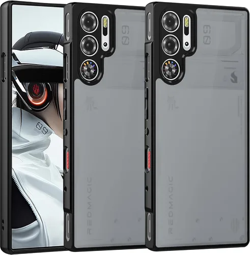 Miniatura 10 de Funda para ZTE Nubia Red Magic 11S Pro/11S Pro+/11 Pro/11 Pro + con soporte para tarjetas, anillo magnético, parachoques de TPU suave + bolsa