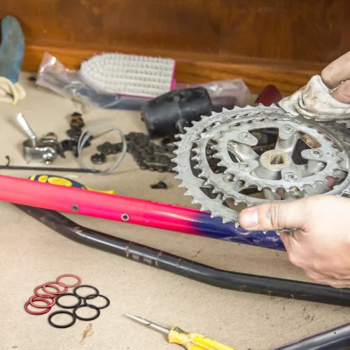 Miniatura 5 de Frienda 10 piezas de bicicleta Cassette espaciador bicicleta soporte inferior espaciador 7 8 9 10 11 velocidad Cassette arandela de aleación