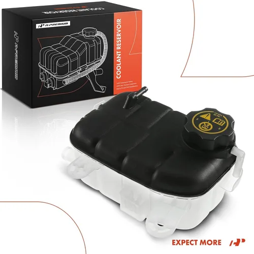 Miniatura 9 de A-Premium Tanque de depósito de recuperación de desbordamiento de refrigerante de motor presurizado [con tapa] compatible con Buick Encore 2013-2019