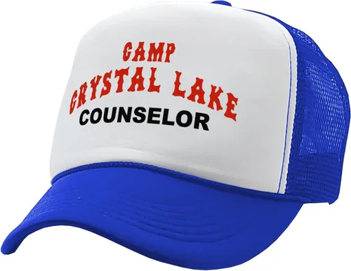 Miniatura 9 de Camp Crystal Lake Counselor - Halloween - Gorra de camionero estilo retro vintage