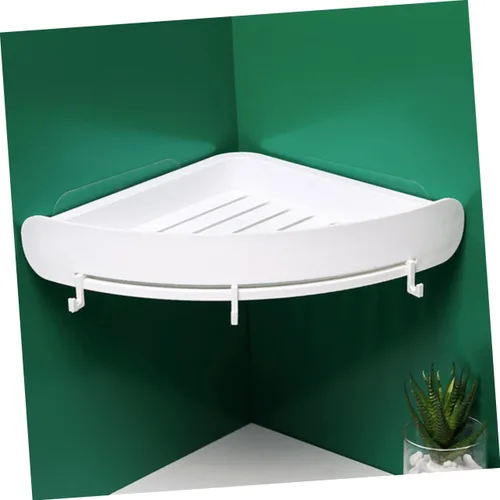 Miniatura 7 de Cabilock Cesta de ducha para baño, estante de almacenamiento con ventosa, estante montado en la pared, perfecto para cocina, inodoro y baño