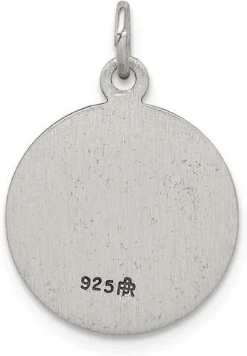 Miniatura 3 de Medalla de San Patricio de Plata de Ley de 0787in 0591in estilo QC5746