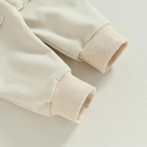 Miniatura 7 de Ropa de bebé niño 6 12 18 24M Conjunto de pantalones de manga larga sudadera de contraste Otoño Invierno Trajes para bebés
