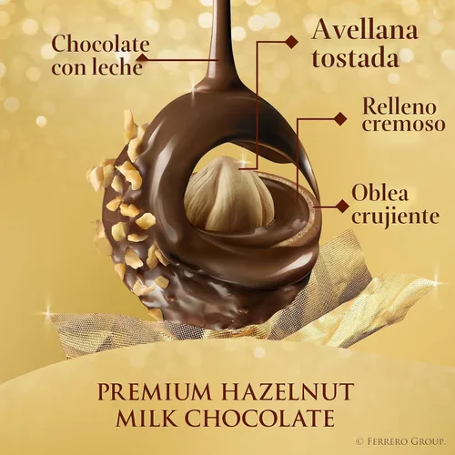 Miniatura 5 de Ferrero Rocher Chocolate con leche de avellana fina