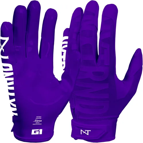 Miniatura 17 de Nxtrnd G1 Pro - Guantes de fútbol americano para hombre, guantes de receptor pegajosos para adultos