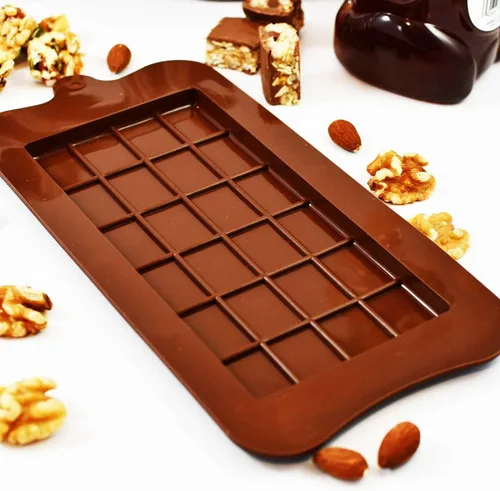 Miniatura 2 de Dubai Style KitKat - Molde para barra de chocolate, paquete de 2 moldes de silicona para dulces, antiadherentes, sin BPA, resistente al calor