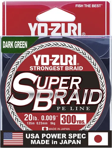 Miniatura 8 de Yo-Zuri Superbraid-and-Braided-Fishing-line Verde oscuro